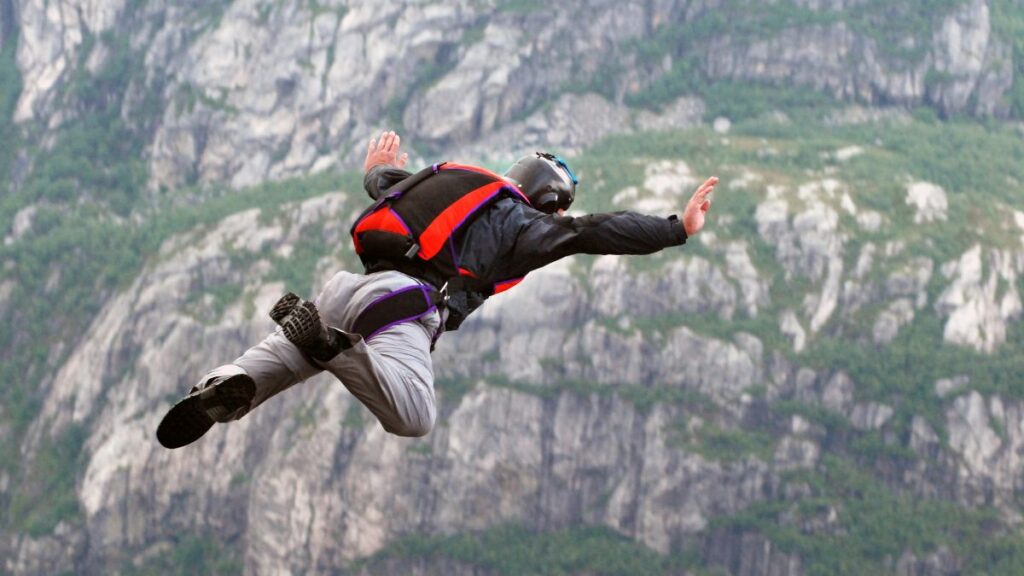 skydiving