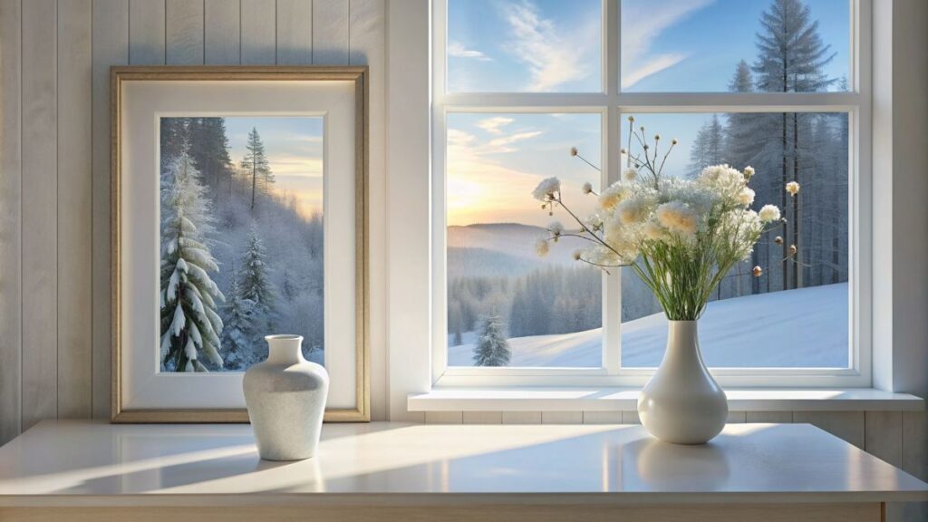 window winter scene