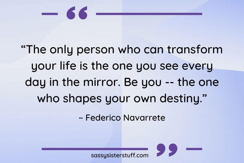 change your mindset quote by fererico navarrete on a lavender background