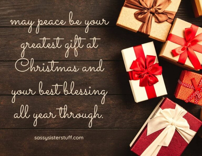 23 Short Sweet Christmas Messages to Warm Your Heart | Sassy Sister Stuff