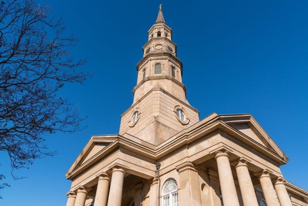 st phillips anglican church in the historic city of charleston