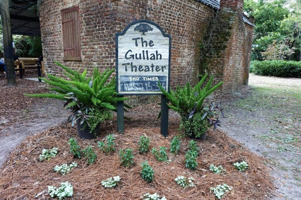 the gullah theater when gullah slave culture is presented at the boone hall plantation in charleston sc