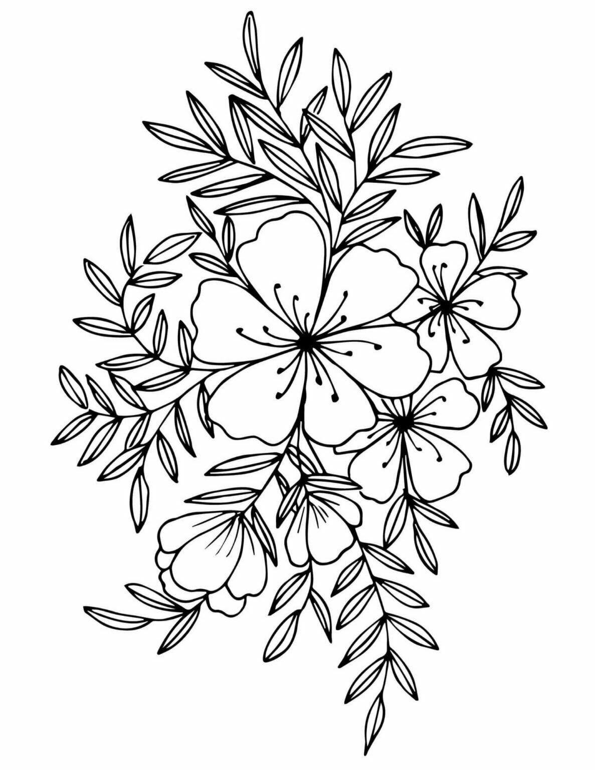 19 Calming Coloring Pages for a Beautiful Spring (Free) | Sassy Sister ...