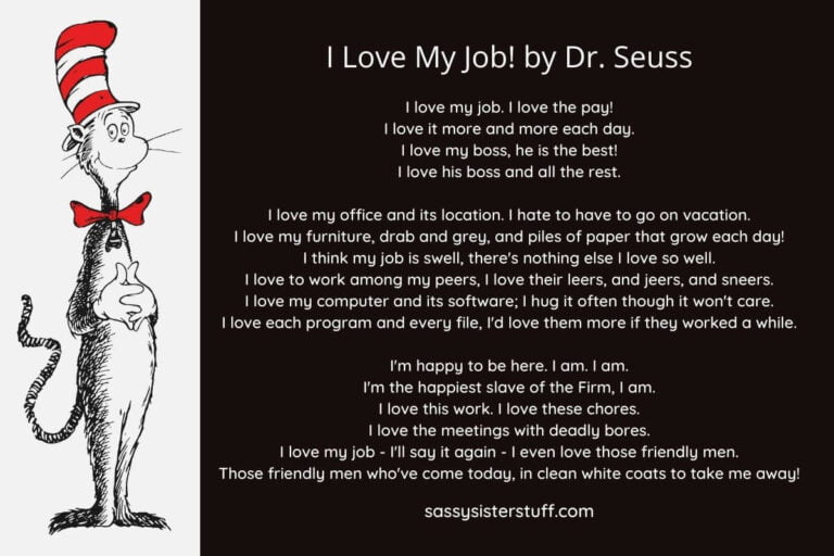 Life Lessons from Dr. Seuss and Cat in the Hat Poems | Sassy Sister Stuff