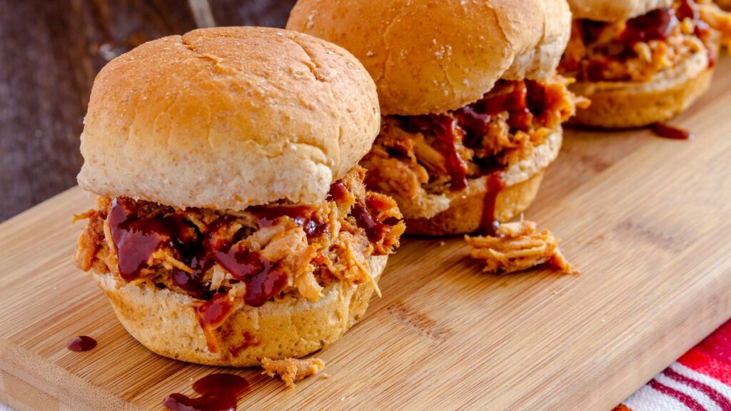 BBQ Pulled Chicken Sandwiches