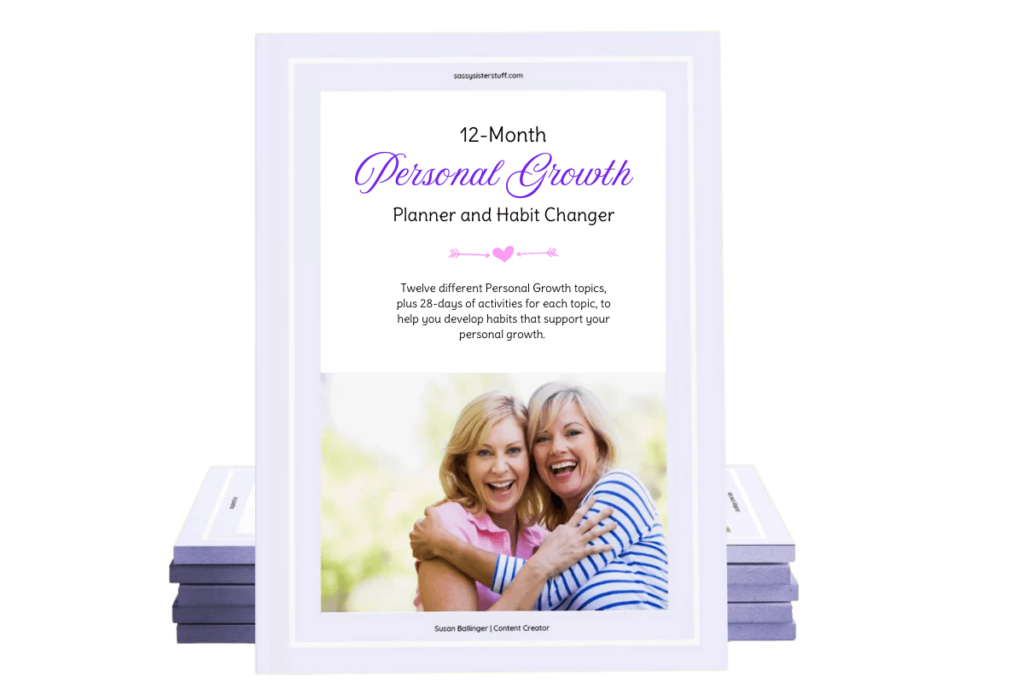 12-month personal growth planner front cover