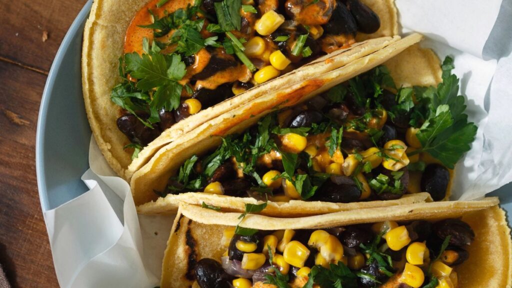 black bean tacos