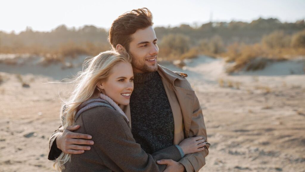 couple on beach