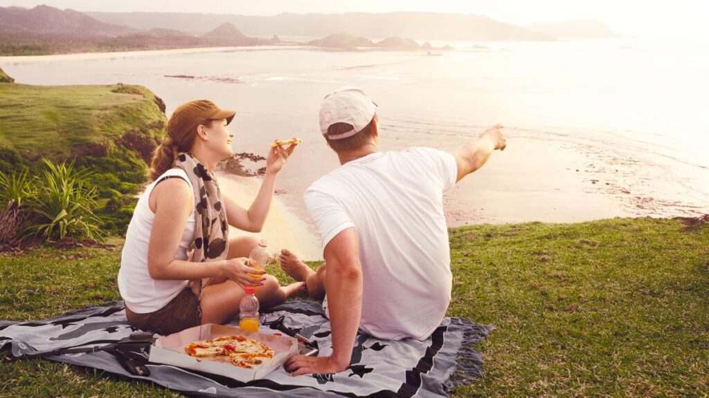 couple on picnic