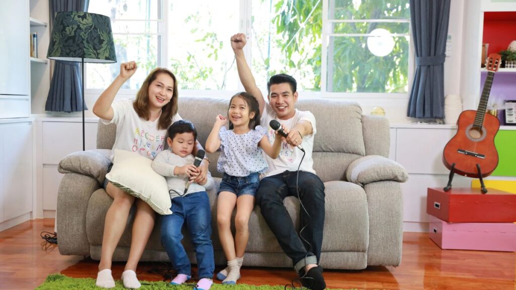 family singing