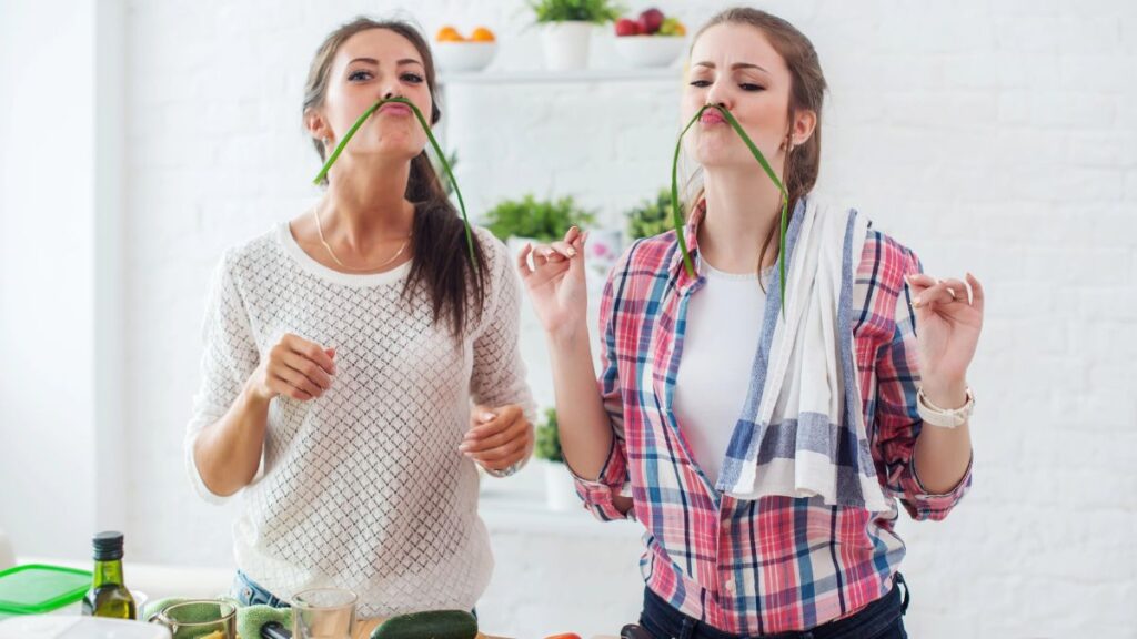 friends cooking