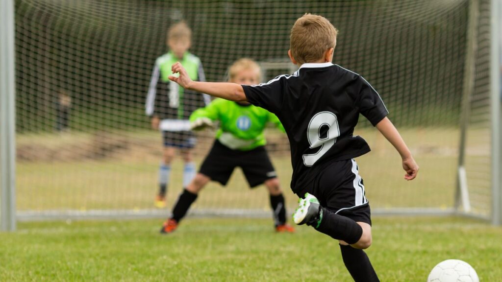 kids playing soccer