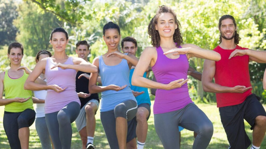 tai chi in park