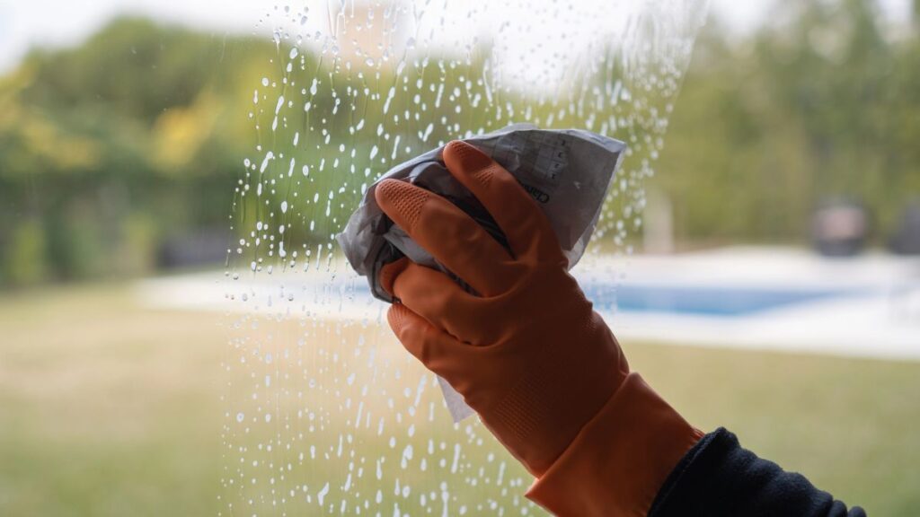 washing windows